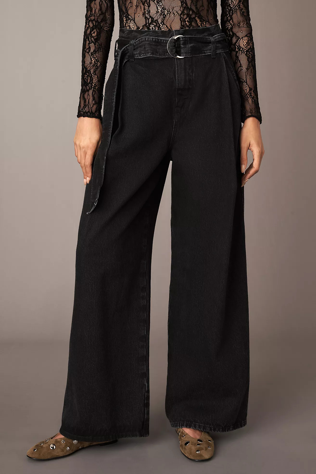 Ética Holmes High-Rise Wide-Leg Jeans | Anthropologie (US)