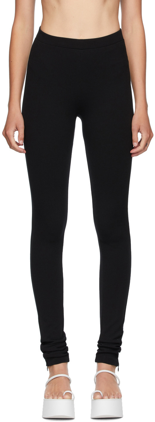 黑色 Cork 打底裤 | SSENSE