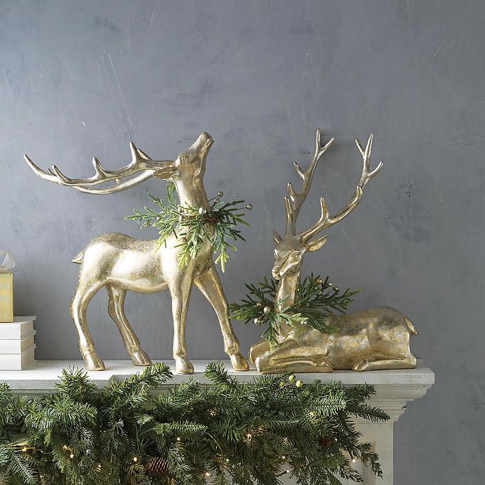 Majestic Wreath Deer | Frontgate | Frontgate