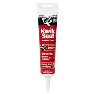 KWIK SEAL 5.5 oz. White Kitchen and Bath Adhesive Caulk | The Home Depot