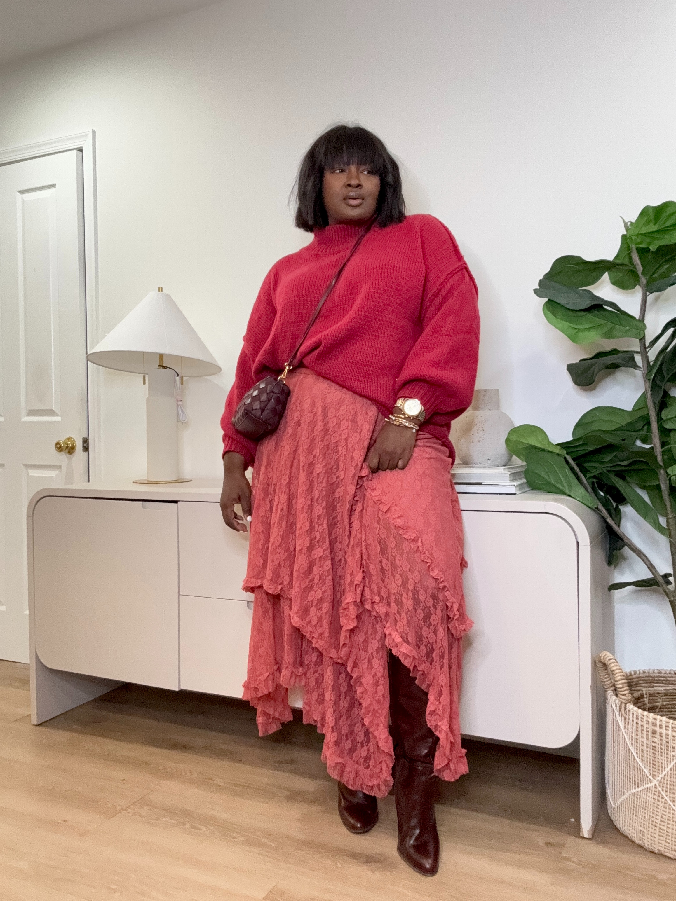 I wasn’t shopping for a skirt… but this one changed the whole outfit energy.
The kind that makes a basic sweater look intentional and a coffee run feel chic. #LTKStyle #WinterOutfitInspo #TimelessFashion #BudgetFriendlyStyle #DesignerLookForLess #WardrobeEssentials #LTKUnder100 #ModernChic #StyleMadeEasy 

 #LTKHoliday #LTKootd #LTKSeasonal