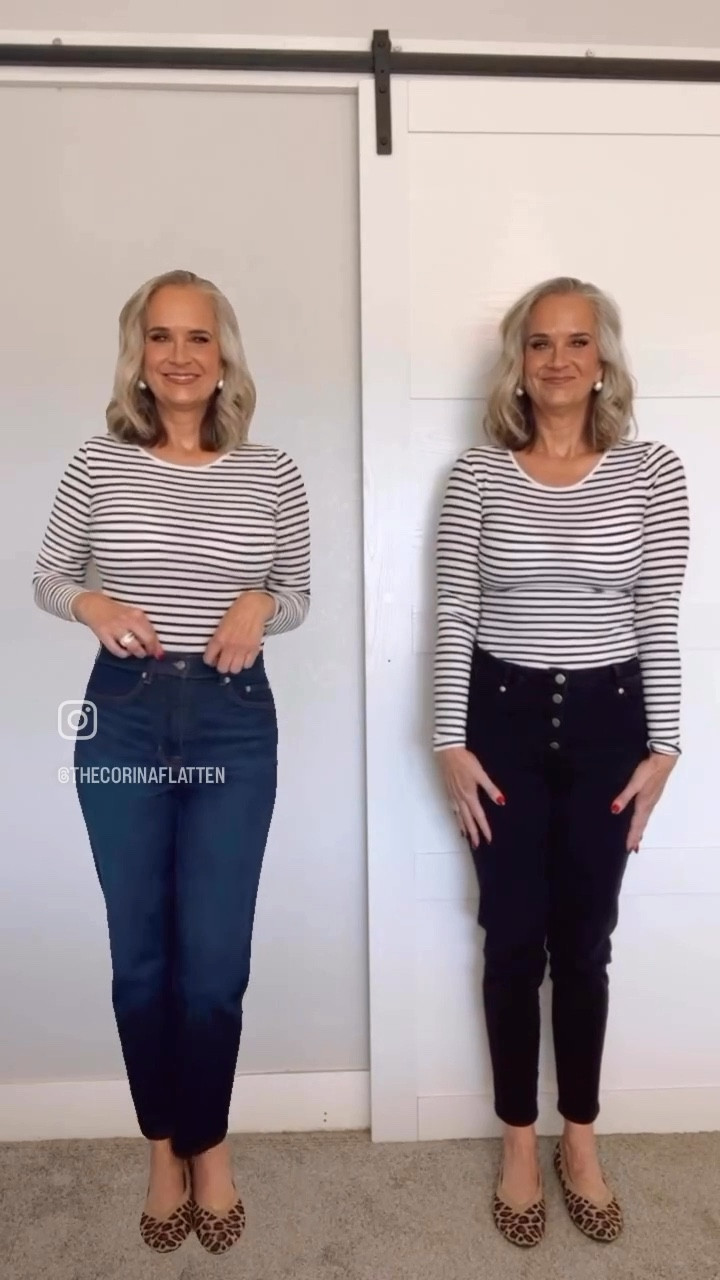 Skinny or straight?
Straight legs are my updated go-to. They are flattering to more body types and make your outfit more current.
Wearing a 6 in Walmart straight leg 

Over 40, midlife edit, midlife style, style update, elevated casual, style tips, mom style, trending, fall trends

#LTKOver40 #LTKFindsUnder50