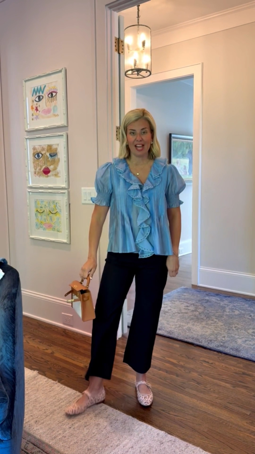 Fabulous blue statement top with my favorite non denim pant…the magic fabric Colette. If you are going to pick any color in the Colettes, go with the black & they are closet keepers. 
Top - small
Pant - 26P
Mary Jane - 7 (size 1 down) 

#LTKstorytime #LTKdayinmylife #LTKmomlife