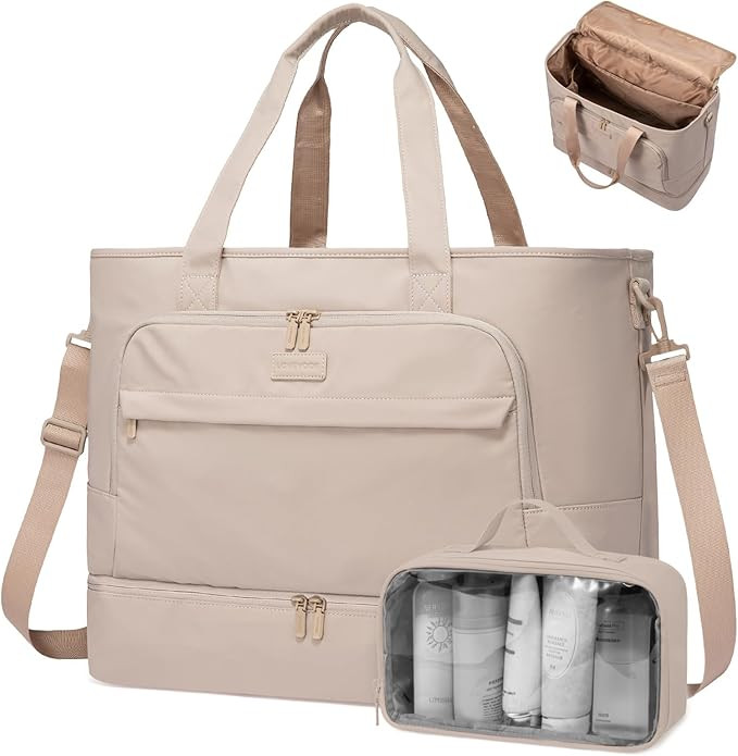 LOVEVOOK Weekender Bags for Women Travel, Large Personal Item Travel Overnight Bag, Carry on Duff... | Amazon (US)