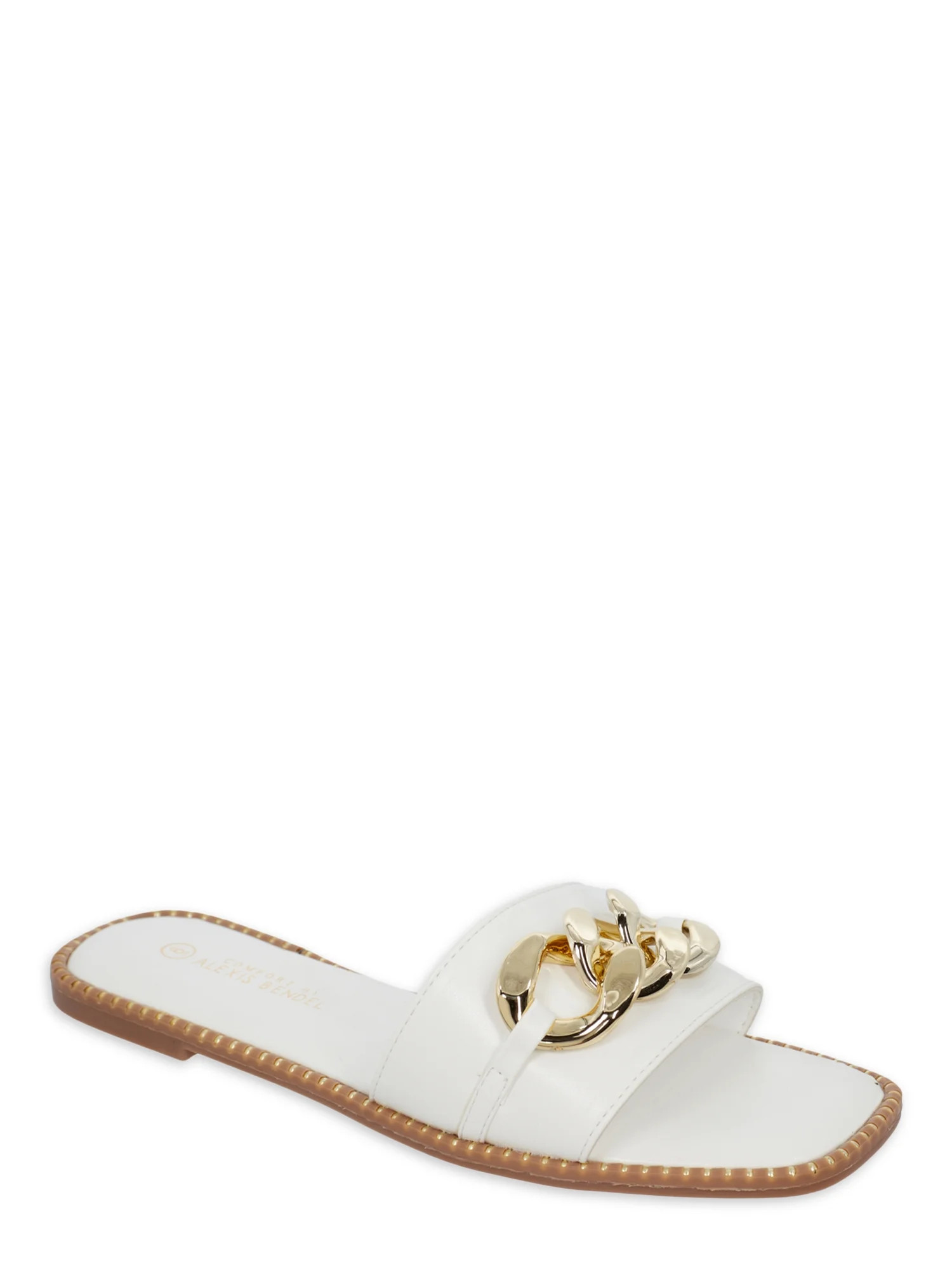 Alexis Bendel Women's Hardware Slide Sandals, Sizes 6-11 | Walmart (US)