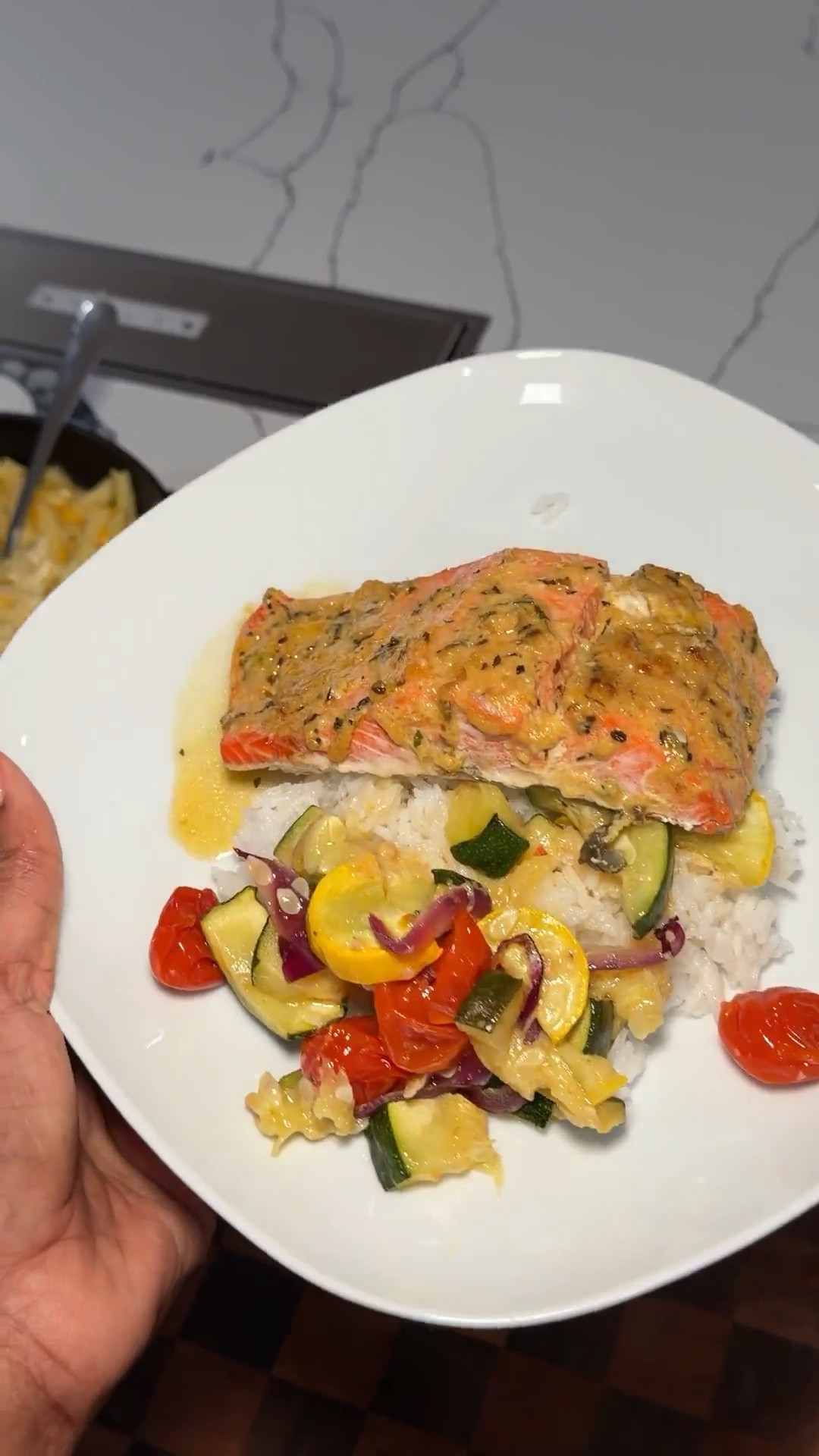 Nothing complicated, just a good salmon dinner done right. Fresh veggies, fluffy rice, and my griddle pan bringing all the flavor together. Served on my favorite plates and it instantly feels like a cozy dinner at home. Linking all my go-to pieces here ✨

Follow my LTK @Asiliglamcooks to shop this post and get my exclusive app-only content.

Salmon meal idea, easy dinner recipe, griddle pan, family meals, healthy home cooking, dinner plates, amazon kitchen finds, ltk home

#LTKfitnessgoals #LTKmomlife #LTKfoodie