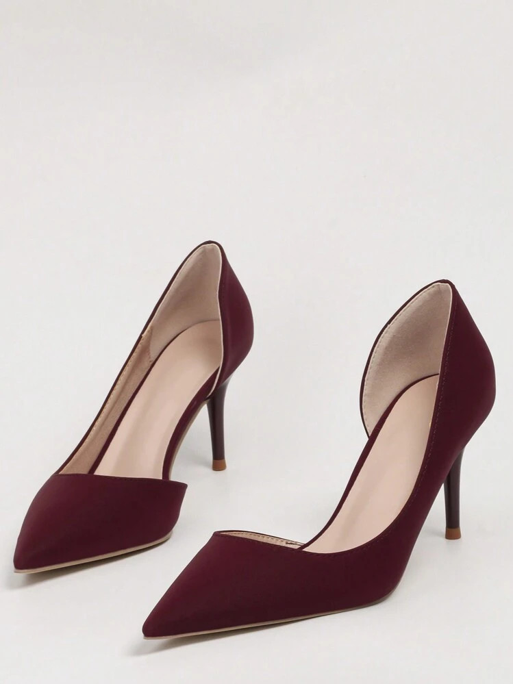 Stylish Pointed Toe Hollow Out Sexy Slim Fit High Heel Women Pumps | SHEIN