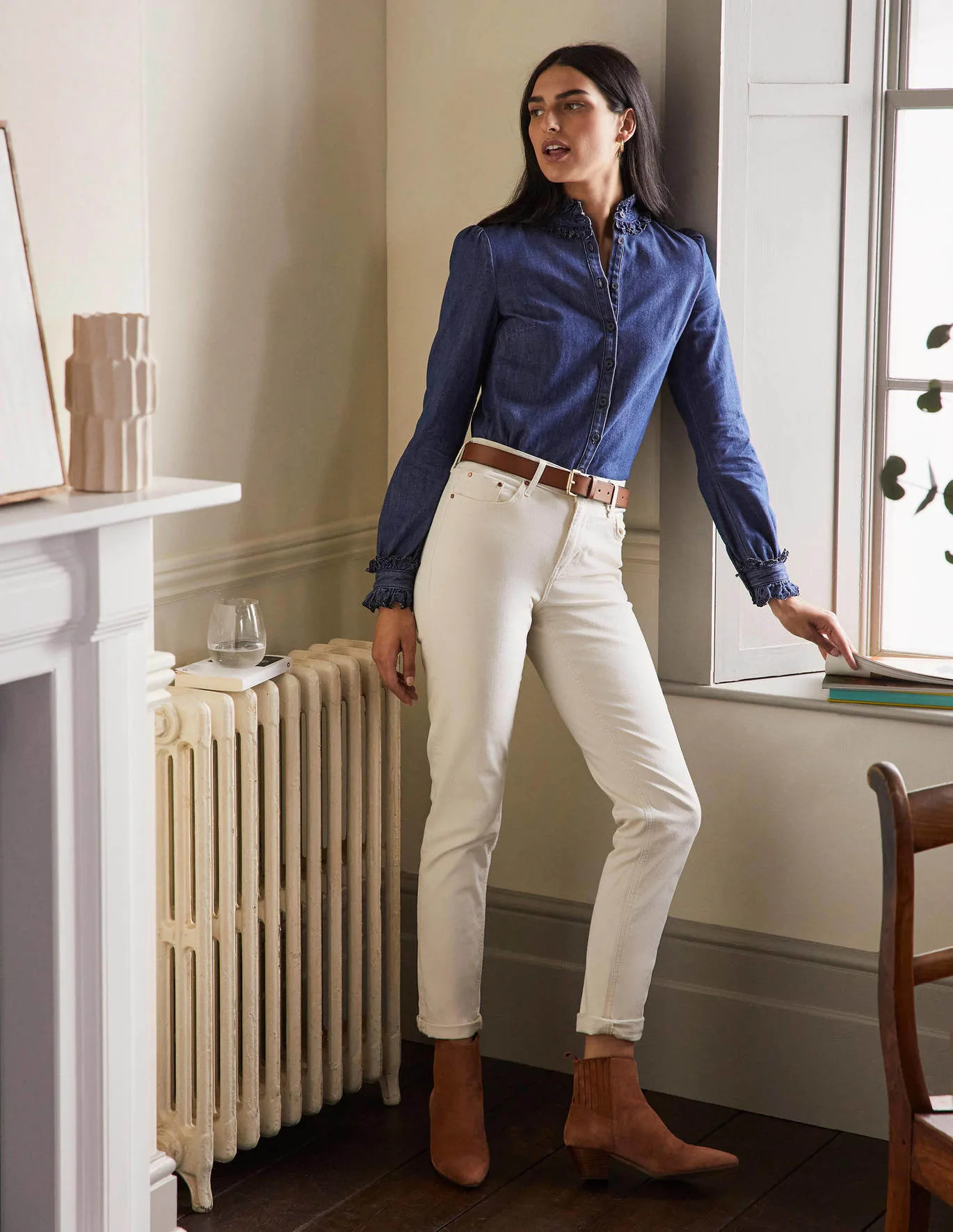 Eliza Broderie Shirt | Boden (UK & IE)