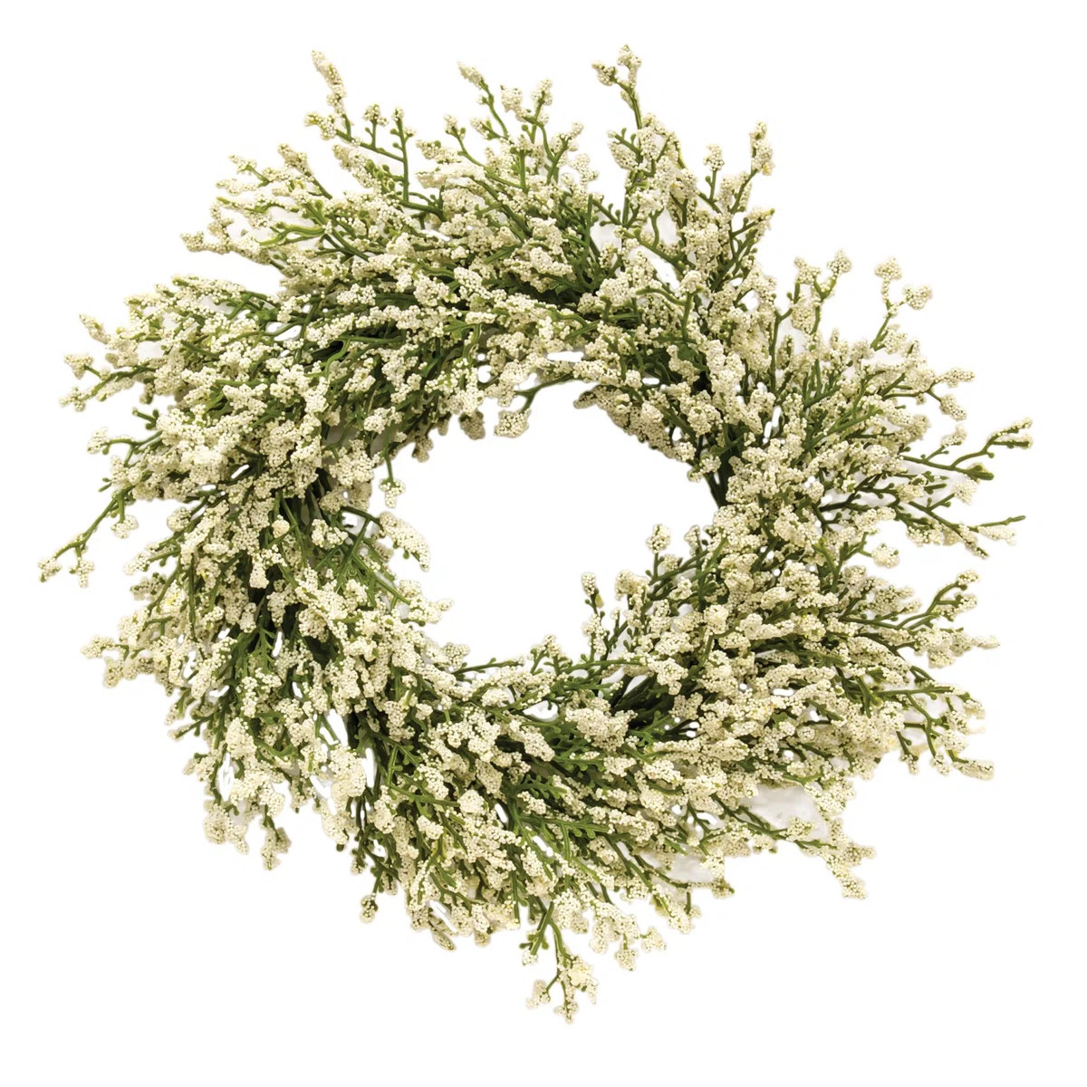 Faux Astilbe Plastic 12'' Wreath | Wayfair North America