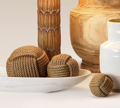 Decorative Jute Balls - Set of 3 | Pottery Barn (US)