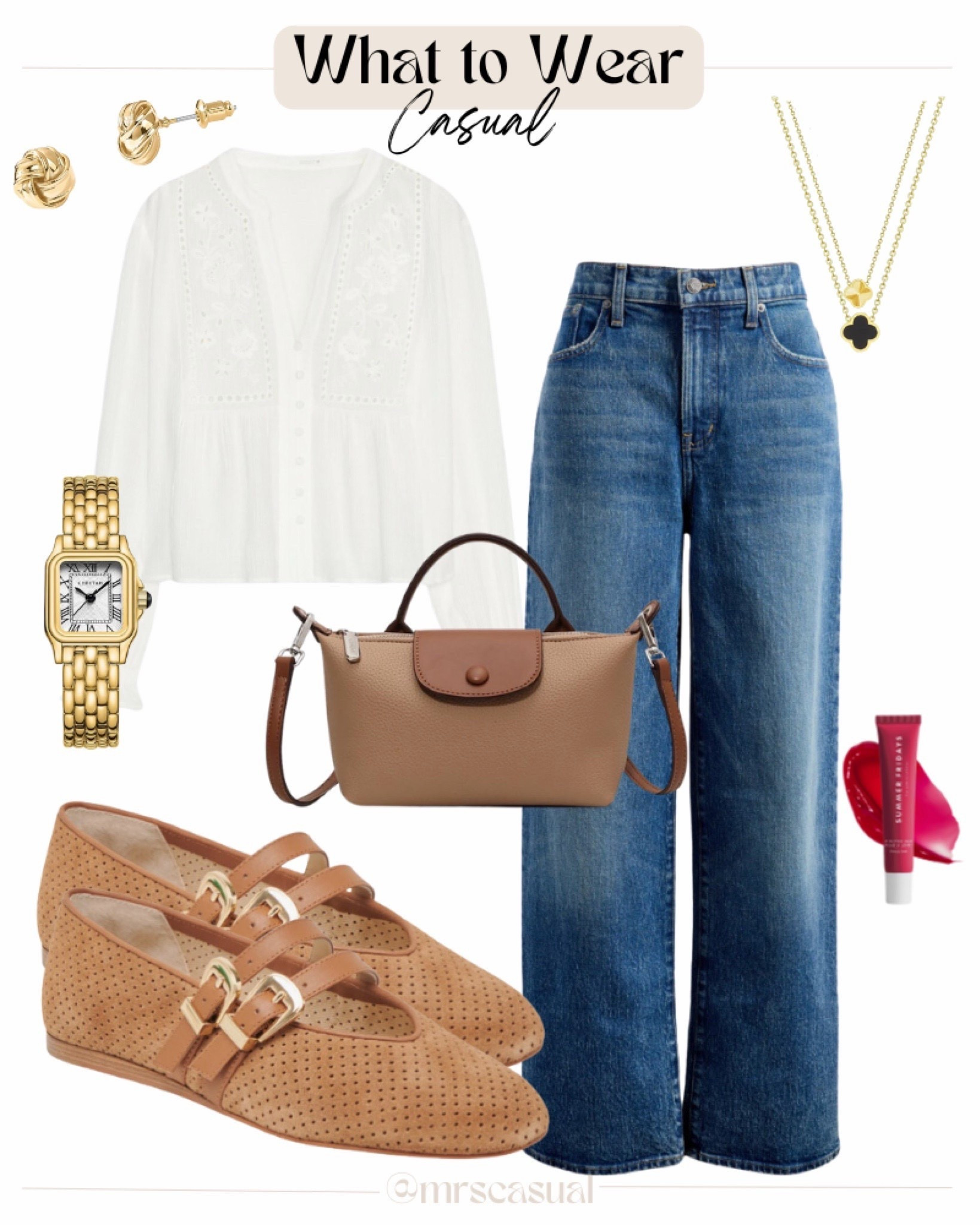 This is my everyday “put-together but effortless” uniform 👌🏻 Details linked 🔗⬇️

#LTKOver40 #LTKValentine #LTKootd