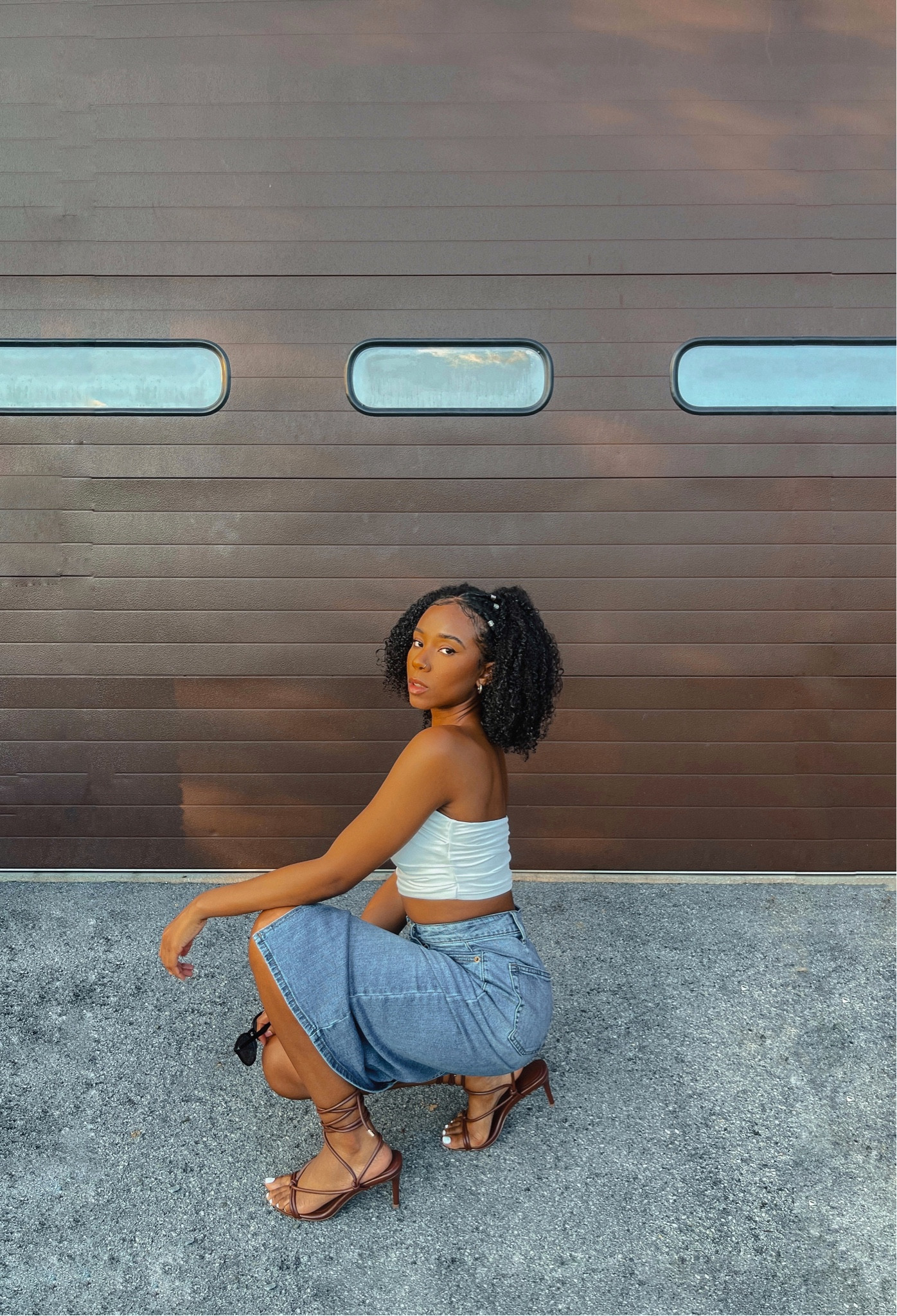 midi denim skirts are my new fav 
simple outfits, minimal outfits, easy outfits

#LTKstyletip #LTKshoecrush #LTKworkwear