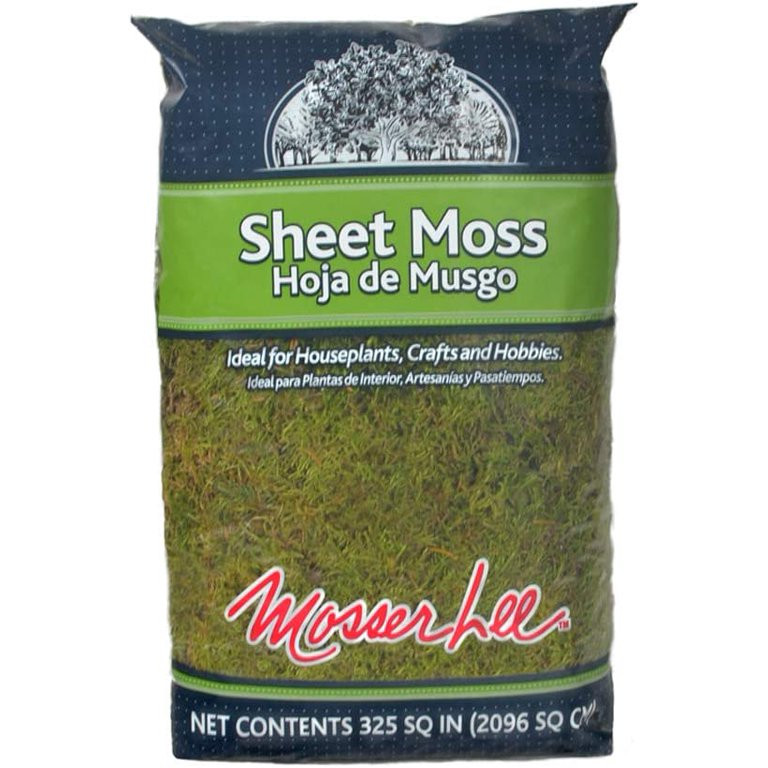 Mosser Lee ML0460 Natural Green Sheet Moss, 325 sq. in. | Walmart (US)