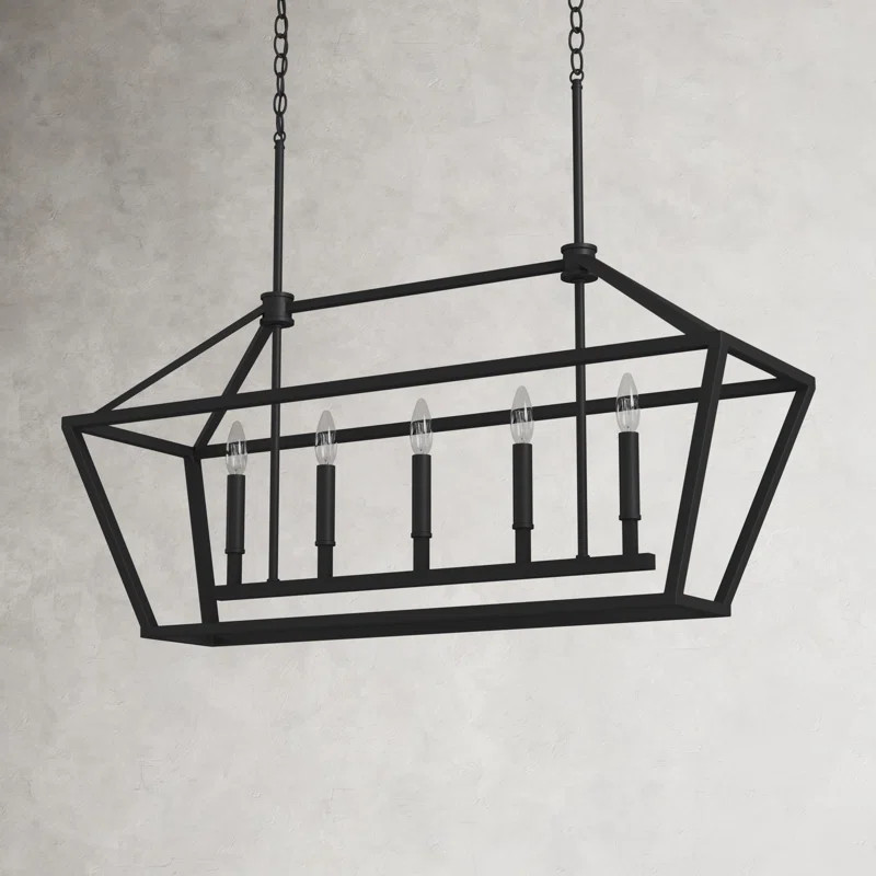 Snellville 5 - Light Kitchen Island Linear Pendant | Wayfair North America
