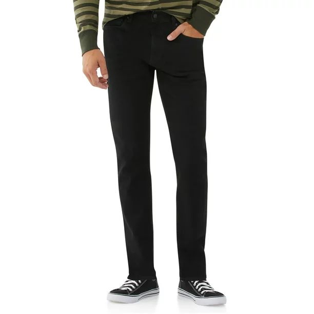 Free Assembly Men's Selvedge Slim Fit Jeans - Walmart.com | Walmart (US)