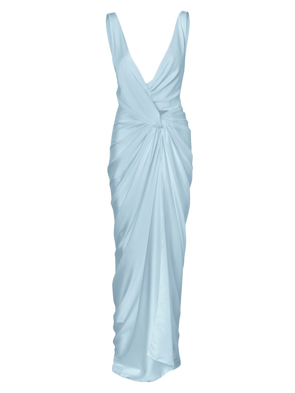 Women's La Danza Liz Front-Twist Gown - Ice - Size Small | Saks Fifth Avenue