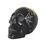 "Mr. Bones and Charlotte" Skull Decor with 22K Gold Accents- Black | Lo Home by Lauren Haskell Designs
