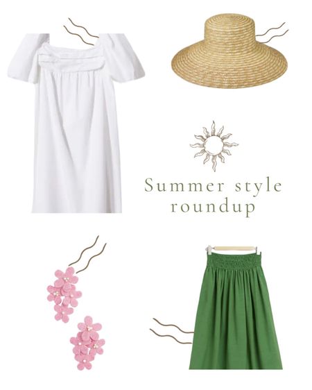 Just a few bits and bobs I’ve been eyeing for the summer. Cute summer dresses, the perfect straw hats, statement earrings, all the summer style goodness. 

#LTKstyletip #LTKunder100 #LTKSeasonal