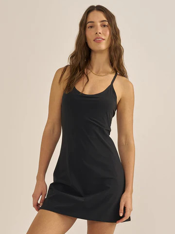 The Exercise Dress CL in Black | Outdoor Voices | Outdoor Voices