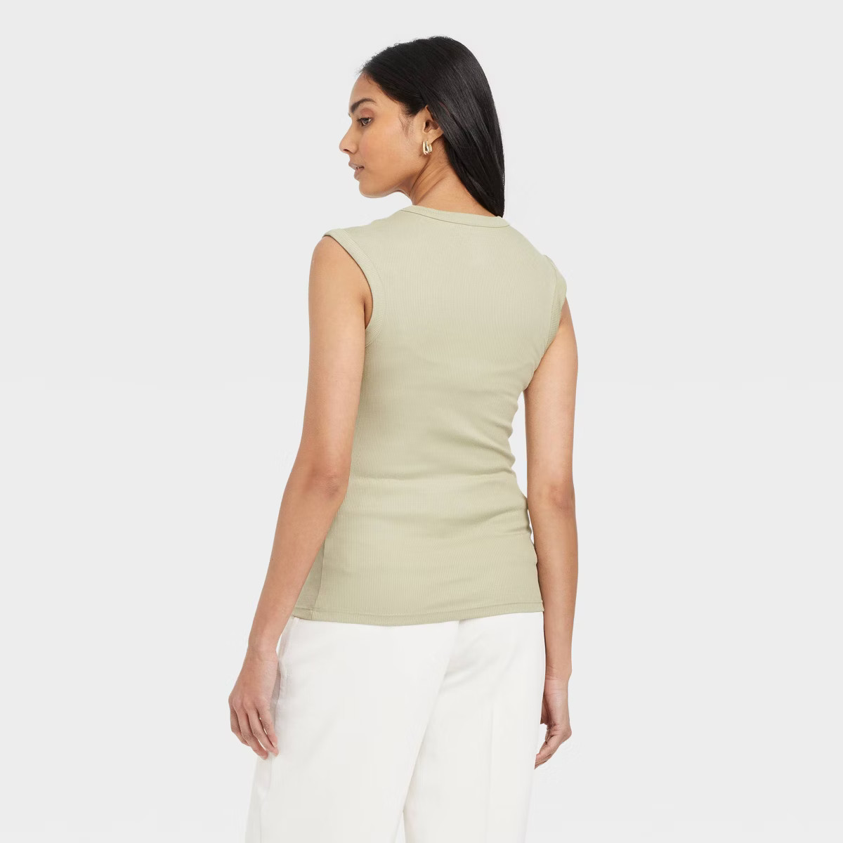 Women's Ribbed Muscle Tank Top - A New Day™ | Target