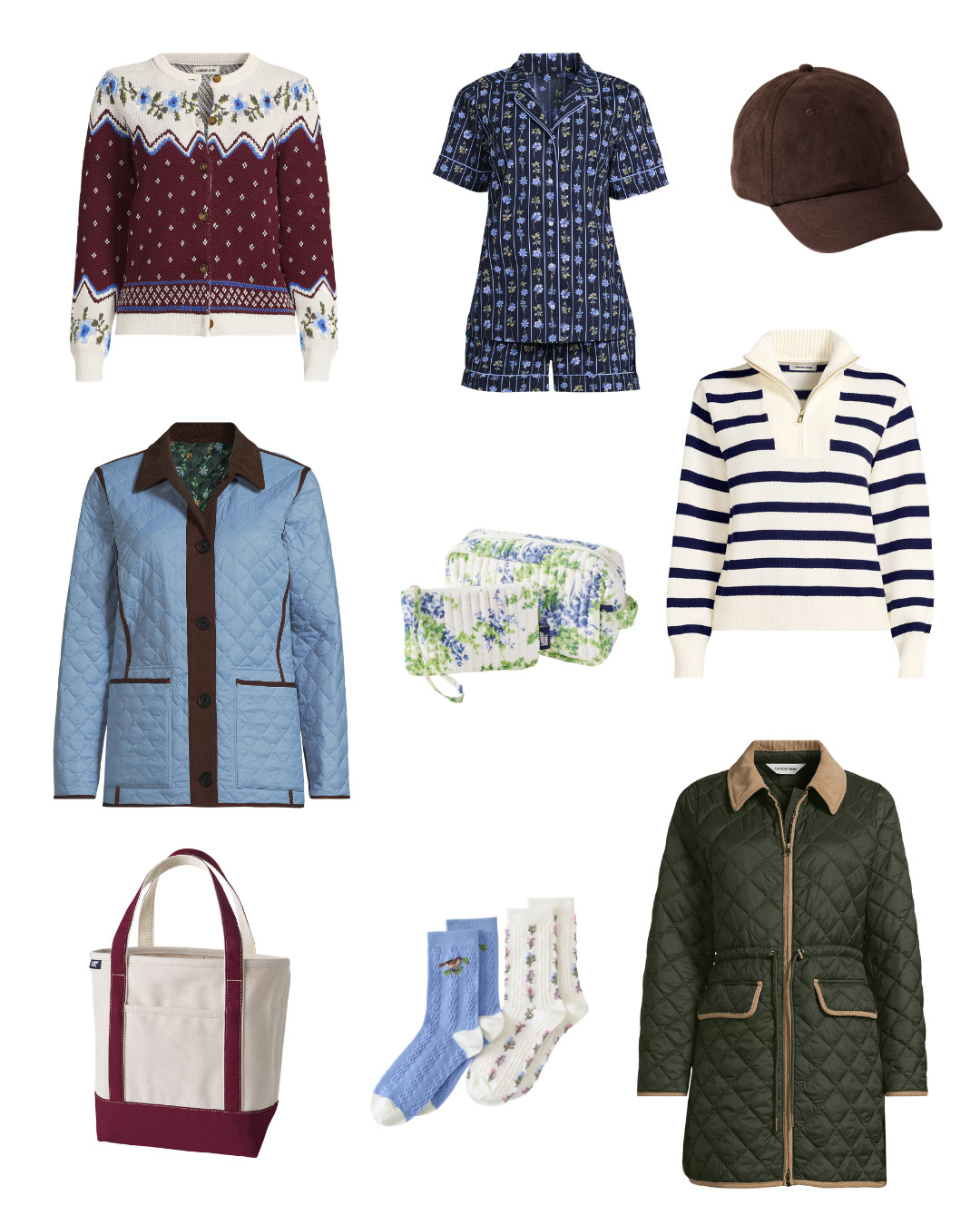 Land's End new arrivals are giving cozy New England fall in the best way 🍁🛒everything linked. Comment SHOP and I'll DM the details 💌

Quilted barn coats, fairisle cardigans, matching pajama sets, and the quarter-zip sweater I've already worn twice.

These are the pieces that make fall mornings feel easy — the burgundy floral cardigan and insulated barn coat are both going straight into rotation.

[Land's End new arrivals, Land's End fall 2026, quilted barn jacket, fairisle cardigan, fall pajama set]
#landsend #fallnewarrivals #fallstaples 

 