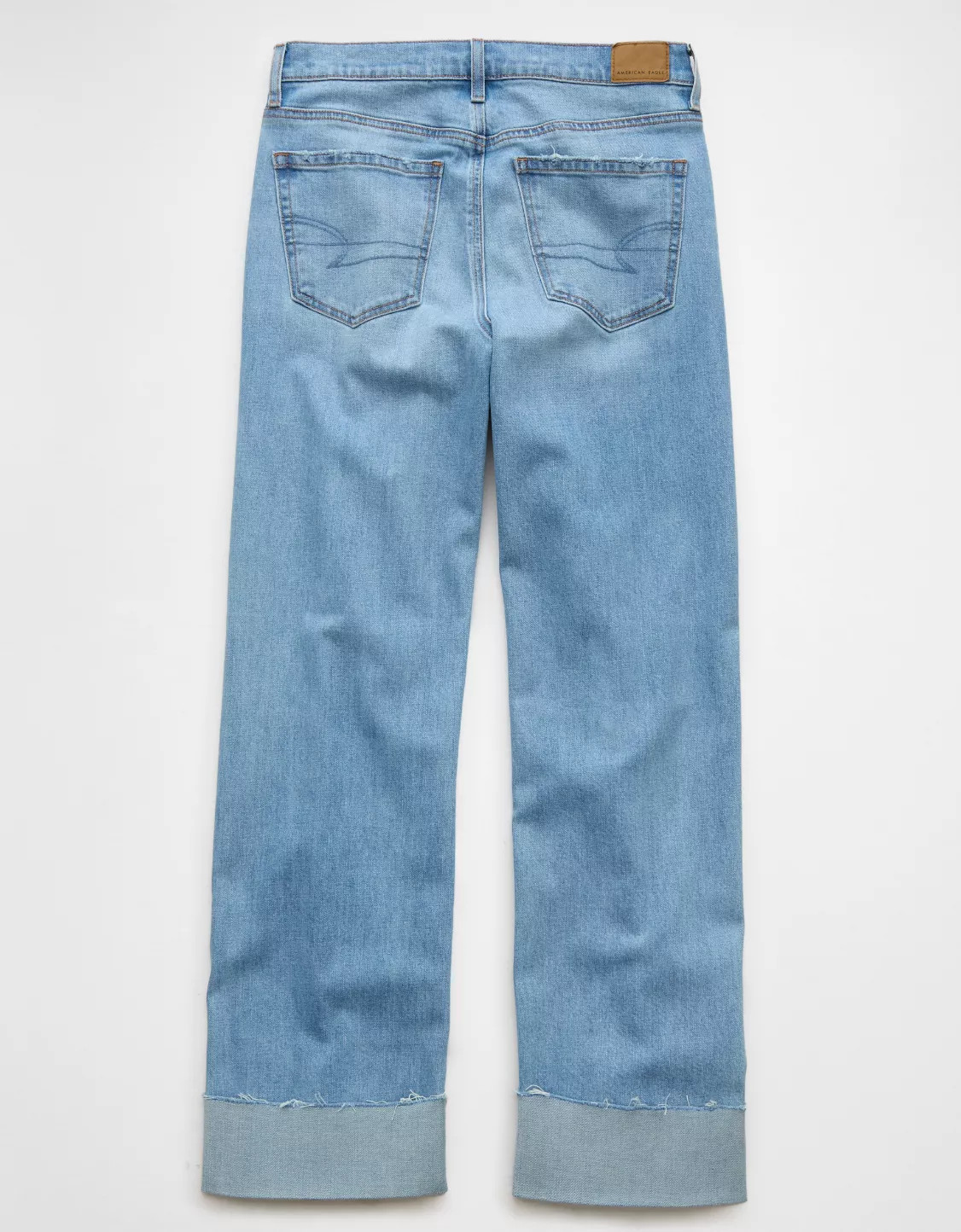 AE Stretch High-Waisted Stovepipe Cuffed Jean | American Eagle Outfitters (US & CA)