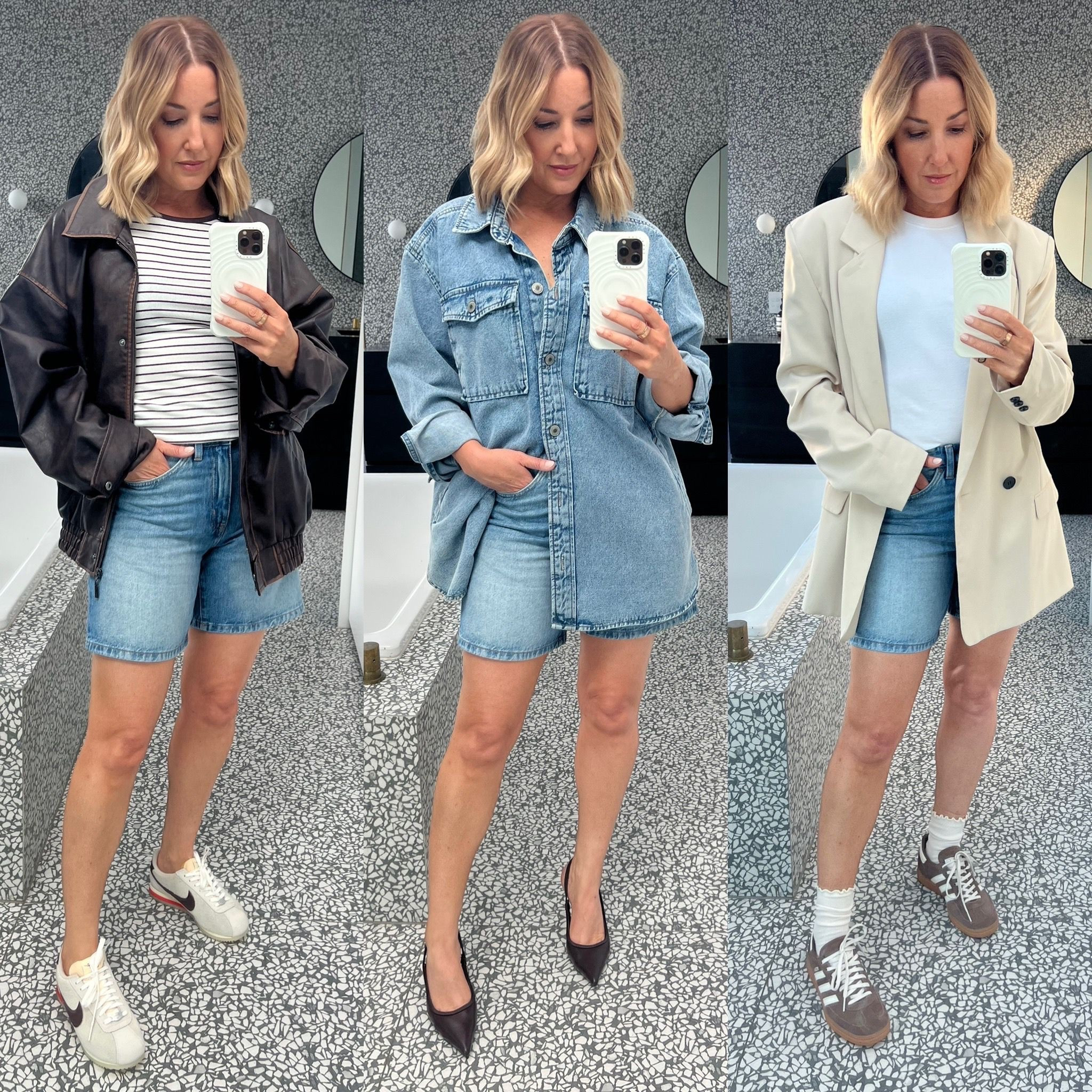 Short season is officially back. I’m on the hunt for slightly longer shorts than I would usually wear. I found these from Cotton On. Here is how I have styled them 3 ways x

#LTKaustralia #LTKspring #LTKstyletip