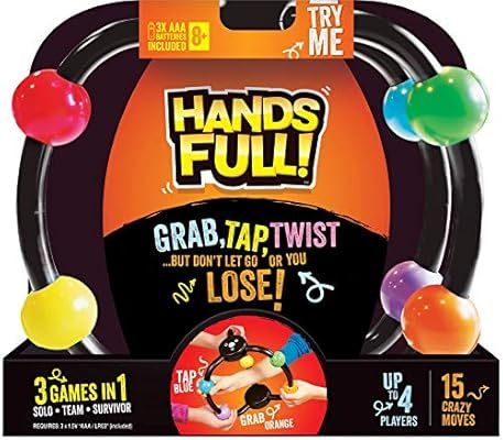 Hands Full! - an Interactive Family Game of Twisted Challenges and Tangled Fun - Grab, Tap and Tw... | Amazon (US)