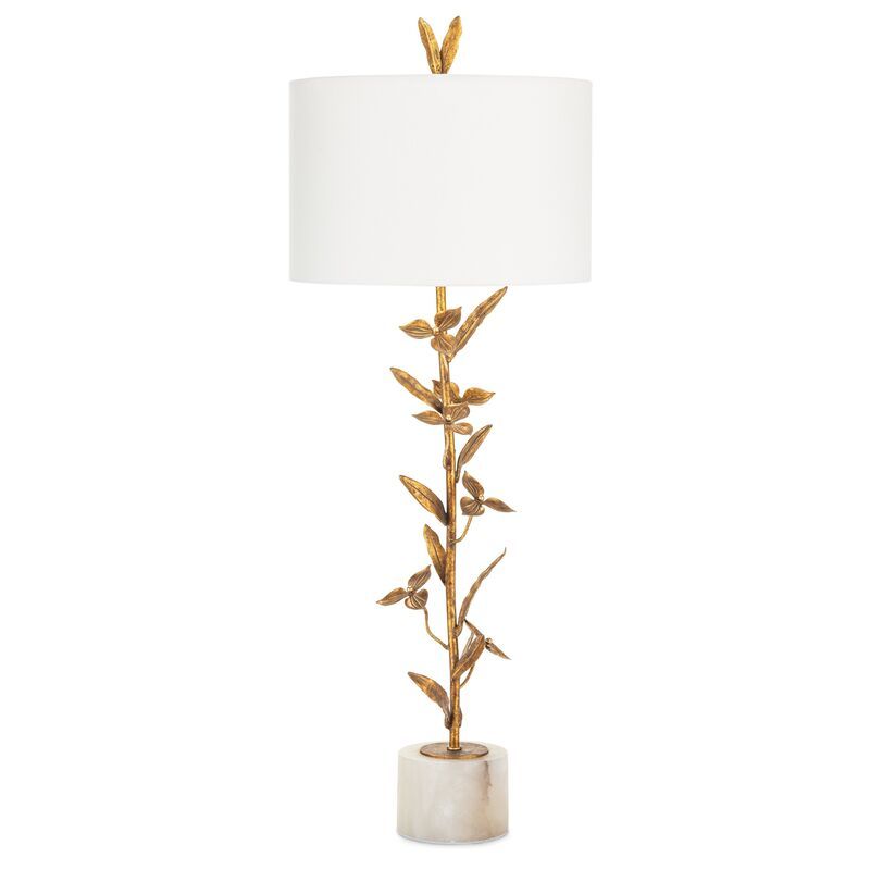 Southern Living Trillium Buffet Lamp, Gilded Gold | One Kings Lane