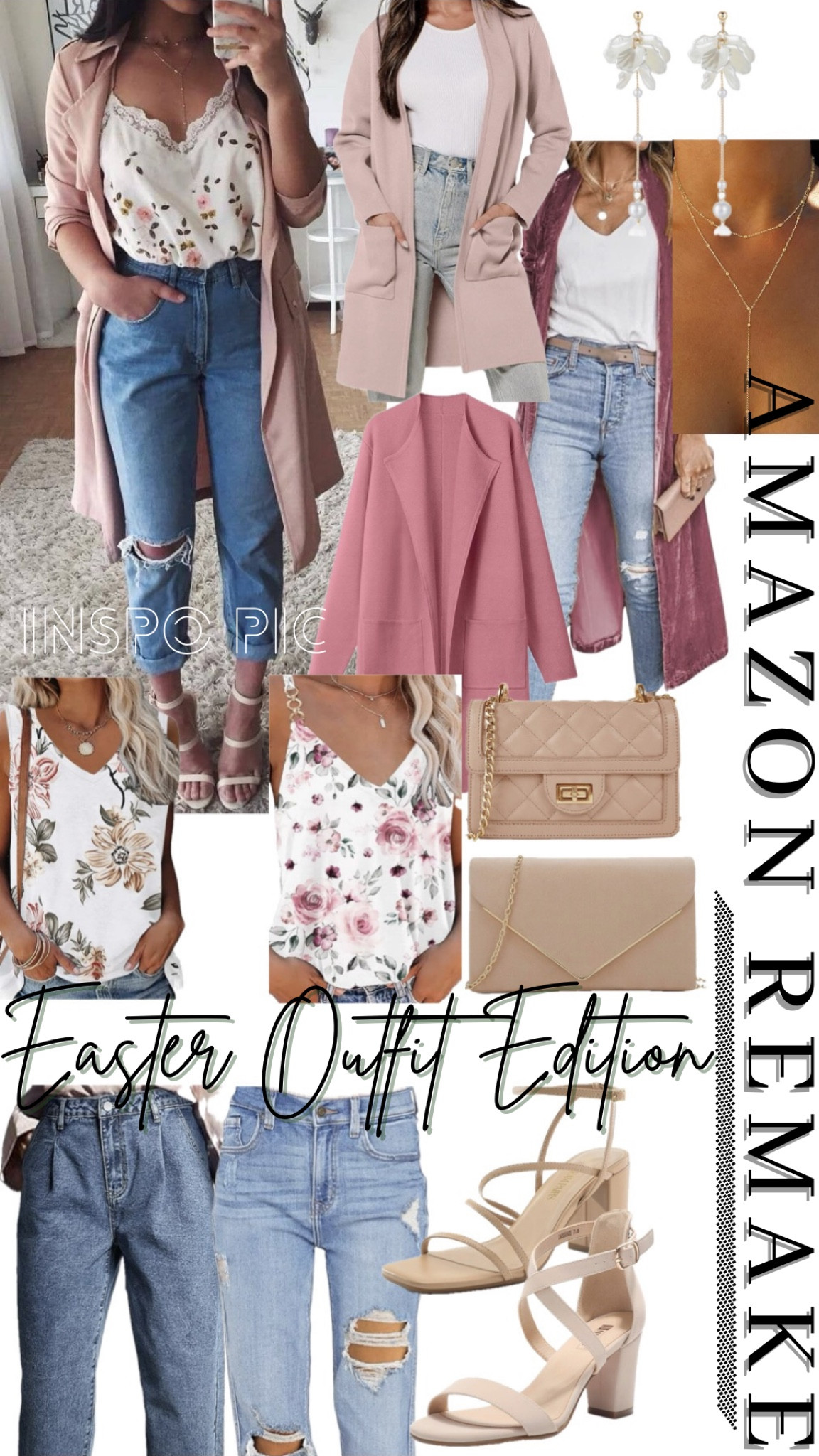 Easter Outfit Inspiration ✨ 

Amazon Outfit Remake | Pinterest Inspired 

#LTKfindsunder100 #LTKmidsize #LTKstyletip