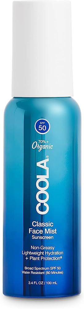 Amazon.com: COOLA Organic Sunscreen SPF 50 Sunblock Face Mist, Dermatologist Tested Skin Care for... | Amazon (US)