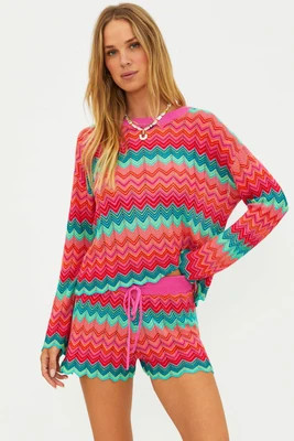 Beach Sweater Strawberry Ice Chevron | Beach Riot