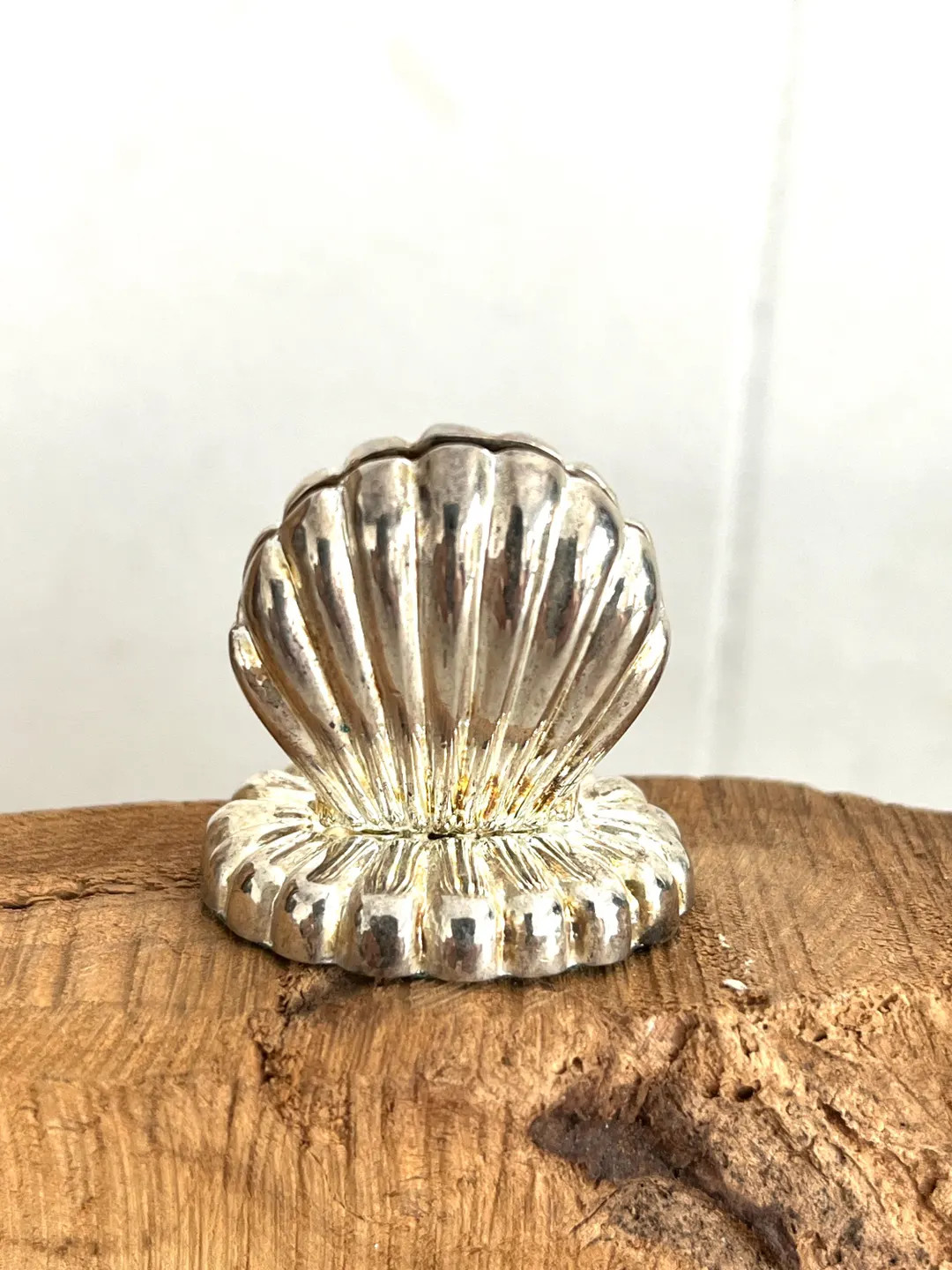 Silver Shell Photo Holder | Silver Shell Place Card Holder | Wedding Table Number Holder | Silver... | Etsy (US)