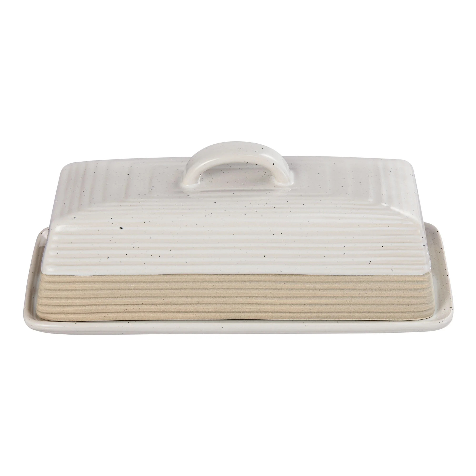 Better Homes & Gardens Abott Stoneware Butter Dish | Walmart (US)