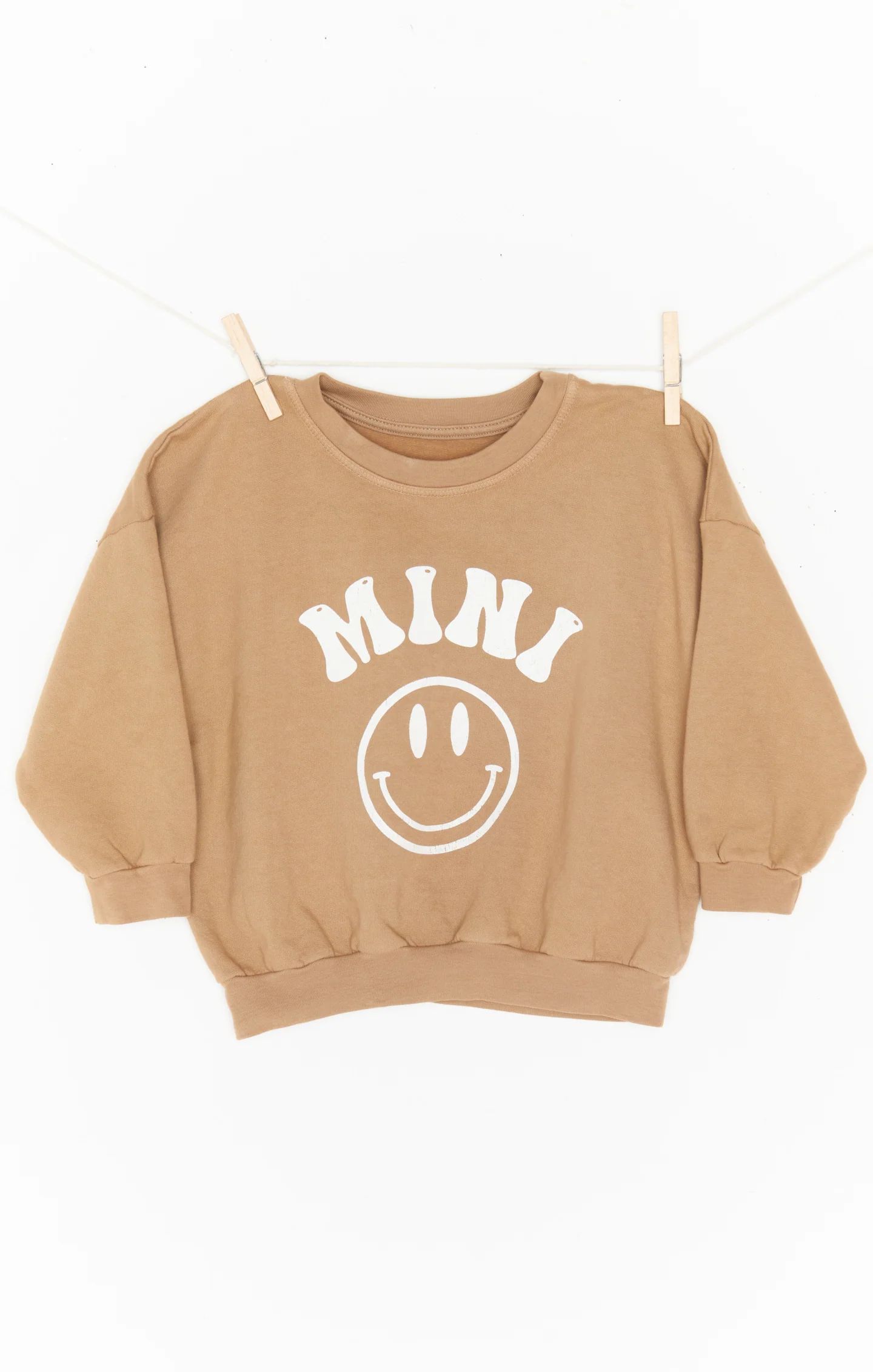 Mason Oversized Sweatshirt ~ Smile Mini Graphic | Show Me Your Mumu