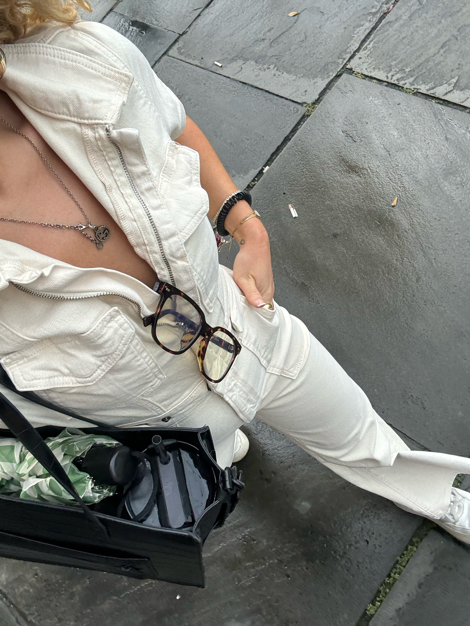 comfiest jumpsuit EVER! Linked 2 color ways from Good American #goodamerican #jumpsuit 