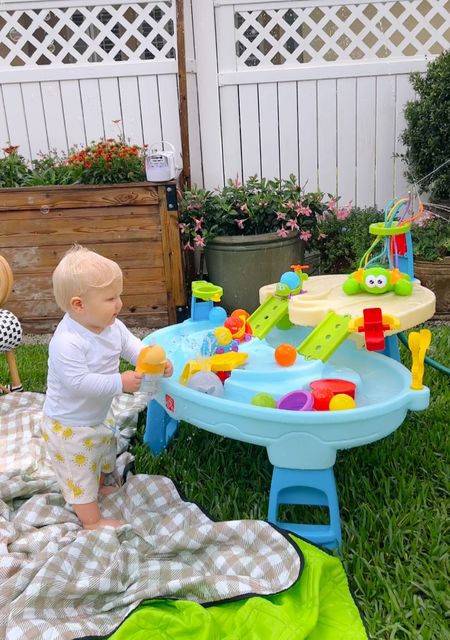Our very own outdoor waterpark! Water toys for babies and toddlers 

#LTKbaby #LTKfamily #LTKSeasonal