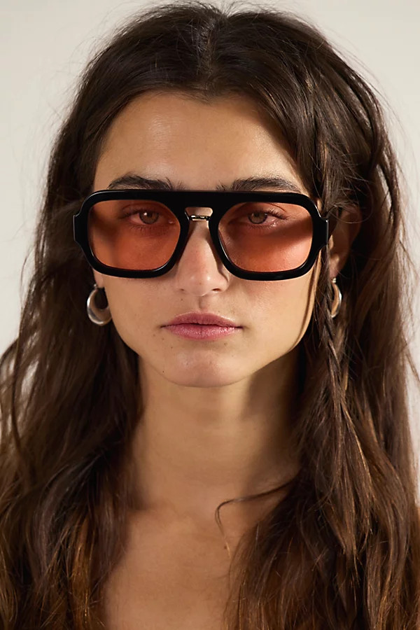 Rhiannon Modern Aviator Polarized Sunglasses | Free People (UK)