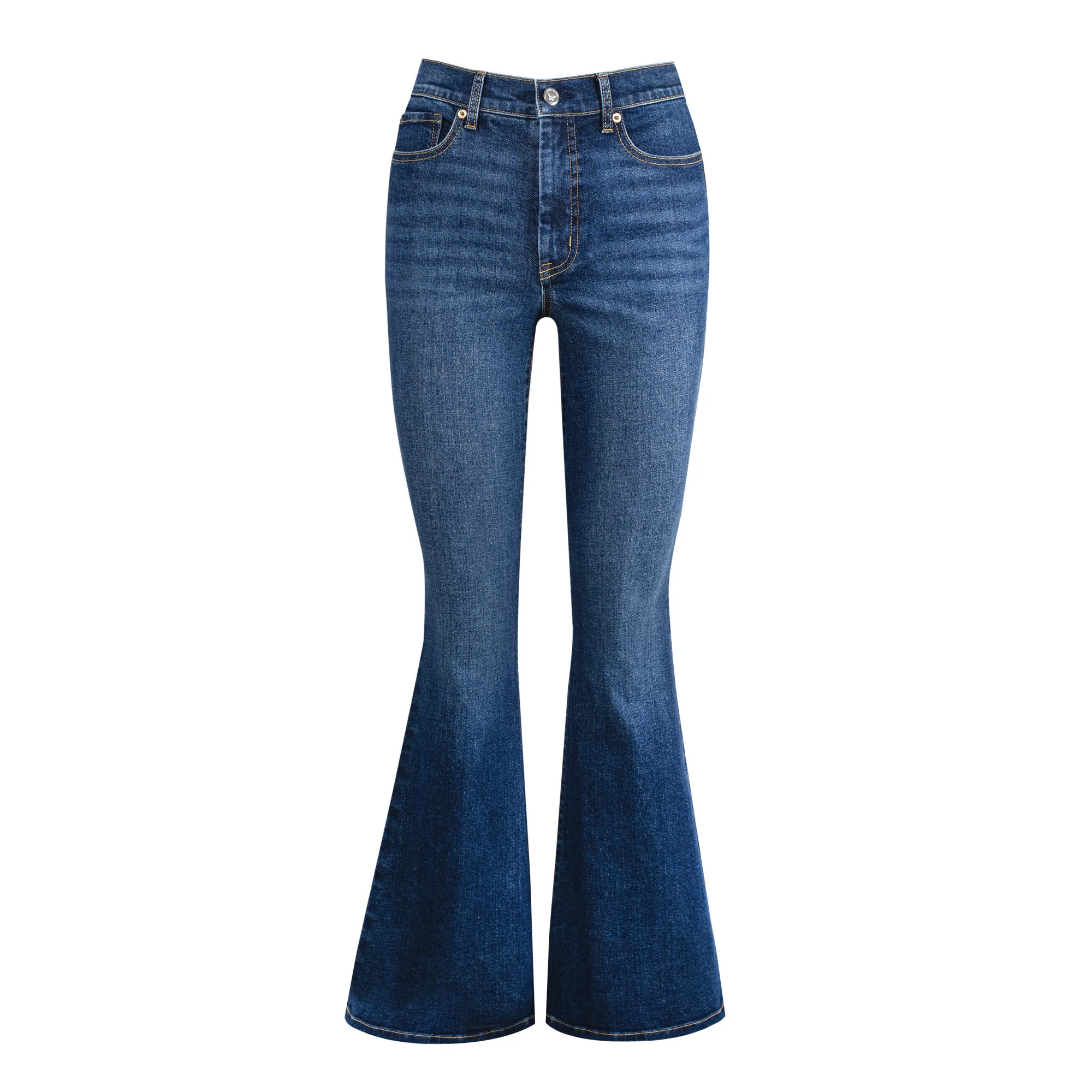 Jessica Simpson Women’s and Women's Plus Daisy Fitted Flare Jeans, Sizes 2-24W - Walmart.com | Walmart (US)
