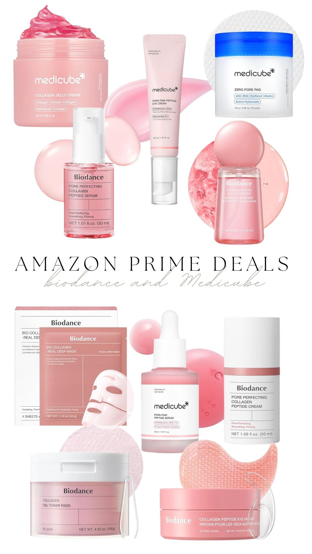 Amazon Prime Deals on Viral Biodance And Medicube products!

 K-Beauty Skincare, Collagen Skincare, Hydrating Skincare, Glowy Skin Essentials, Prime Day Beauty Deals, Viral Skincare Products, Korean Beauty Favourites 

 #LTKuk #LTKeurope #LTKbeauty