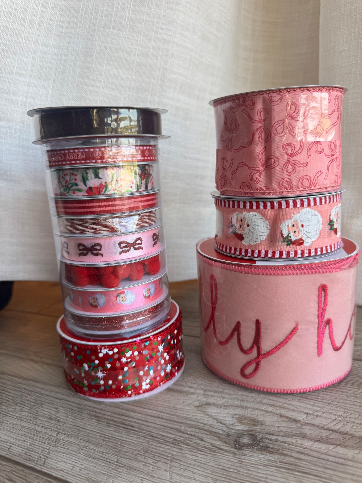 Buy ONE get THREE FREE ribbon at Michael’s!!!! 

#christmasdecor #holidaydecor #michaels #giftwrap

#LTKSaleAlert #LTKHoliday #LTKSeasonal