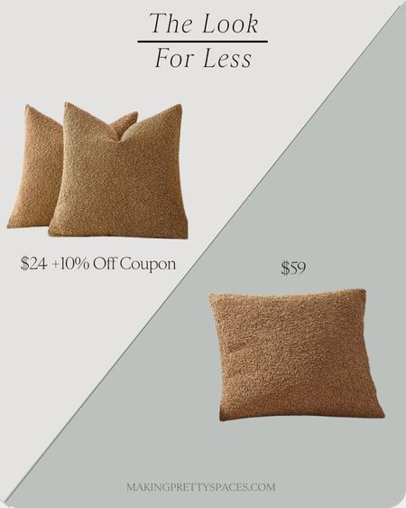 The look for less, Boucle pillows, throw pillows, cozy home decor, affordable home decor, interior design, fall home decor, autumn, neutral home decor finds 

#LTKSeasonal #LTKhome #LTKfindsunder100