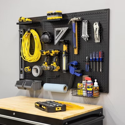 StoreYourBoard 51" x 32" Pristine Pegboard | 20 Attachments | Target