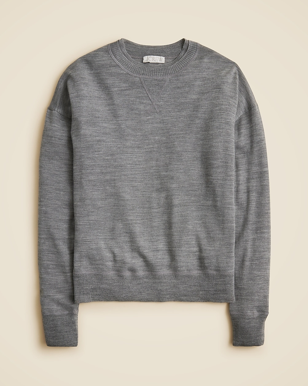 Oversized crewneck sweatshirt in merino wool | J. Crew US