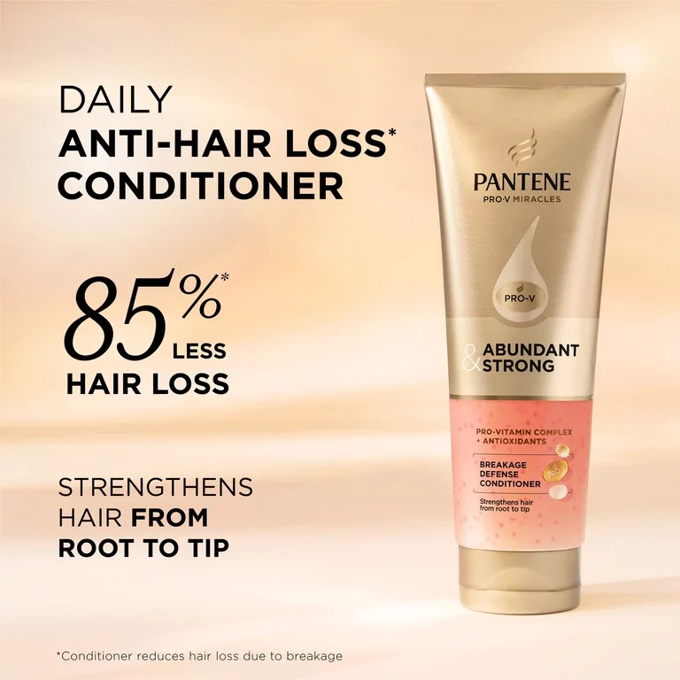 Pantene Conditioner Abundant & Strong with Pro-Vitamin B5 and Antioxidants 8 fl oz | Walmart (US)