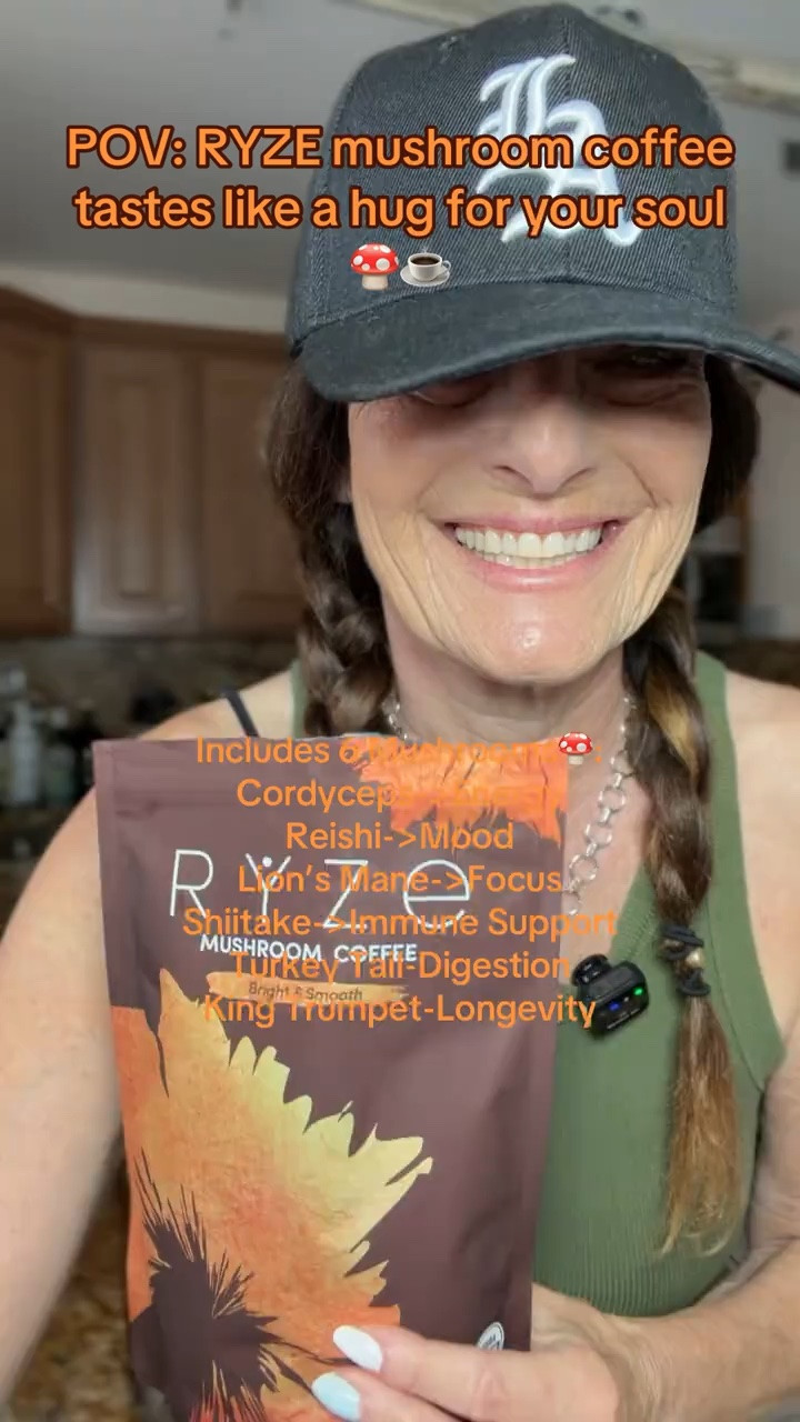 Ryze & Shine Mushroom Coffee!🍄☕️30 servings. Wooden spoon included.🧡

#LTKfoodie #LTKdayinmylife #LTKmorningroutine