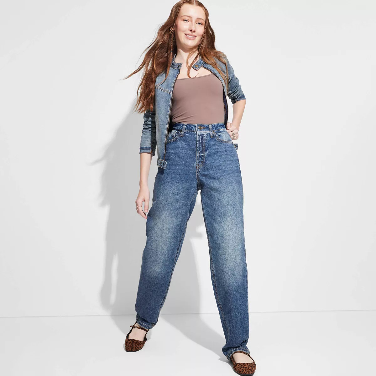 Women's High-Rise Curvy Straight Jeans - Wild Fable™ | Target