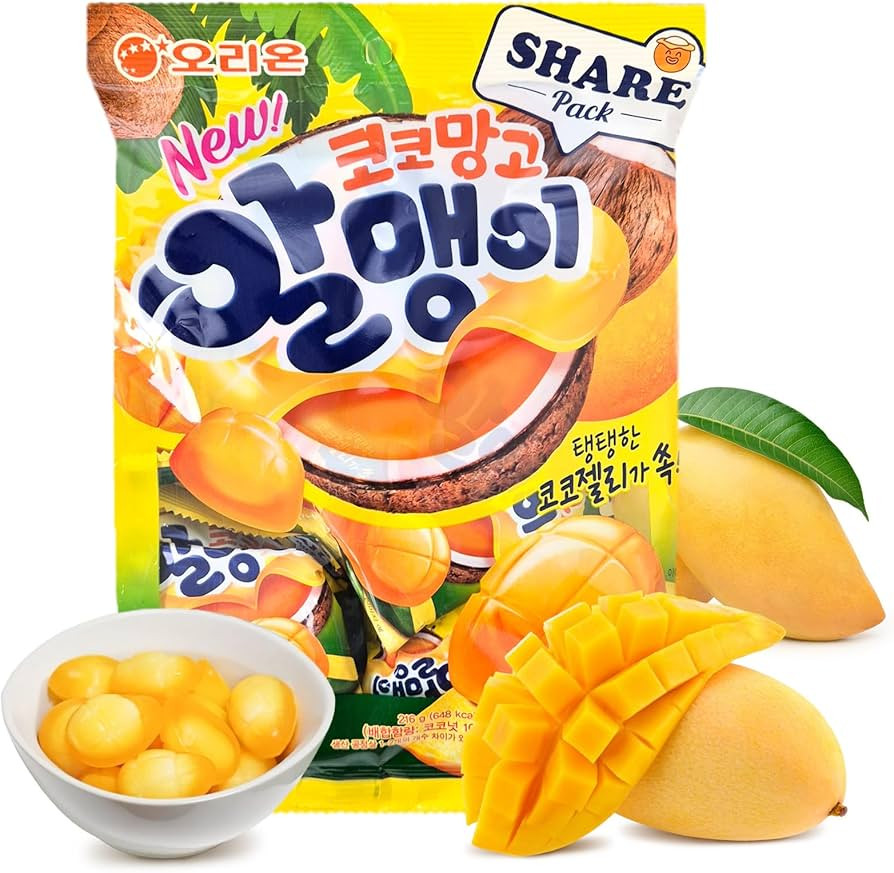 COELO Peelable Cocomango Gummy 36g x 6Pack (Total 7.6oz) | 4D Tropical Peeling Candy Filled Rich ... | Amazon (US)