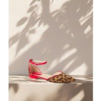 Lilly Leopard Print Flat Shoes - Size 6 - by Joe Browns | Joe Browns