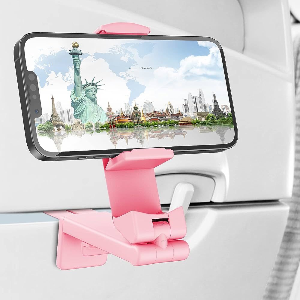 Perilogics Universal Airplane in Flight Phone Mount. Handsfree Phone Holder for Desk with Multi-D... | Amazon (US)